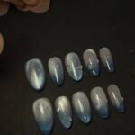 Celestial Blue Waterdrop CatEye